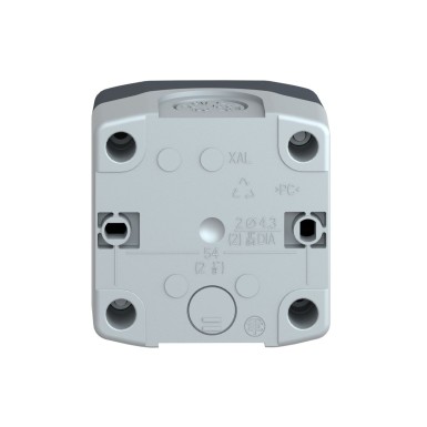 XALD132 - Harmony XALD, XALK, Control station, plastic, dark grey, 1 selector switch, Ш22, 1 NO, legend holder marked ARRET / MARCHE, - Schneider Electric - Harmony XALD, XALK, Control station, plastic, dark grey, 1 selector switch, Ш22, 1 NO, legend holder marked ARRET / MARCHE, - Schneider Electric - 1