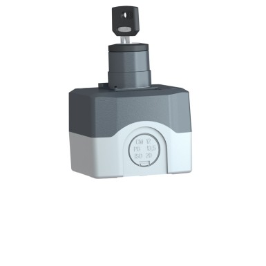 XALD142 - Harmony XALD, XALK, Control station, plastic, dark grey, 1 key switch selector, Ш22, 1 NO, legend holder marked ARRET / MARCHE, - Schneider Electric - Harmony XALD, XALK, Control station, plastic, dark grey, 1 key switch selector, Ш22, 1 NO, legend holder marked ARRET / MARCHE, - Schneider Electric - 2