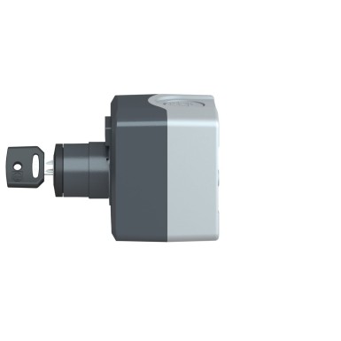 XALD142 - Harmony XALD, XALK, Control station, plastic, dark grey, 1 key switch selector, Ш22, 1 NO, legend holder marked ARRET / MARCHE, - Schneider Electric - Harmony XALD, XALK, Control station, plastic, dark grey, 1 key switch selector, Ш22, 1 NO, legend holder marked ARRET / MARCHE, - Schneider Electric - 6