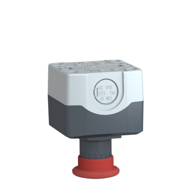 XALD164 - Harmony XALD, XALK, Control station, plastic, dark grey, 1 red mushroom Ш40 push button, Ш22, 1 NC, legend holder marked ARRET - Schneider Electric - Harmony XALD, XALK, Control station, plastic, dark grey, 1 red mushroom Ш40 push button, Ш22, 1 NC, legend holder marked ARRET - Schneider Electric - 2