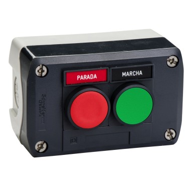 XALD2114 - Complete control station, Harmony XALD, Start/Stop function, 2 flush pushbuttons, green/red, 22mm, 1NO + 1NC - Schneider Electric - Complete control station, Harmony XALD, Start/Stop function, 2 flush pushbuttons, green/red, 22mm, 1NO + 1NC - Schneider Electric - 0