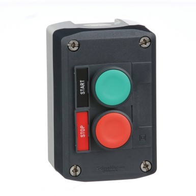 XALD211H29H7 - Harmony, Control station, plastic, dark grey, 2 flush push buttons, green NO, red NC, Ш22 , spring return, marking on legend holder, UL/CSA certified - Schneider Electric - Harmony, Control station, plastic, dark grey, 2 flush push buttons, green NO, red NC, Ш22 , spring return, marking on legend holder, UL/CSA certified - Schneider Electric - 0