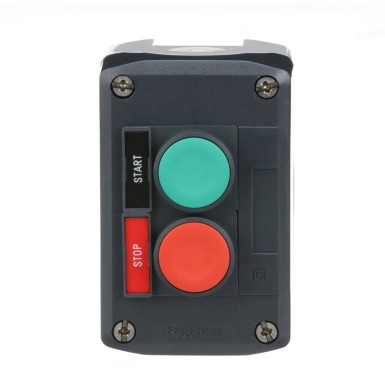 XALD211H29H7 - Harmony, Control station, plastic, dark grey, 2 flush push buttons, green NO, red NC, Ш22 , spring return, marking on legend holder, UL/CSA certified - Schneider Electric - Harmony, Control station, plastic, dark grey, 2 flush push buttons, green NO, red NC, Ш22 , spring return, marking on legend holder, UL/CSA certified - Schneider Electric - 1