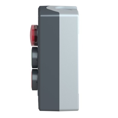 XALD363M - Harmony XALD, XALK, Control station, plastic, dark grey, 1 red pilot light/1 green flush I/1 red flush O push buttons, Ш22 , spring return - Schneider Electric - Harmony XALD, XALK, Control station, plastic, dark grey, 1 red pilot light/1 green flush I/1 red flush O push buttons, Ш22 , spring return - Schneider Electric - 2