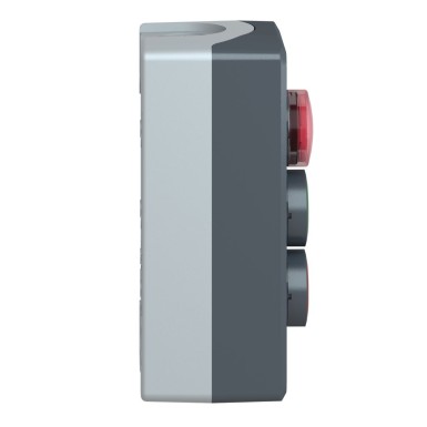 XALD363M - Harmony XALD, XALK, Control station, plastic, dark grey, 1 red pilot light/1 green flush I/1 red flush O push buttons, Ш22 , spring return - Schneider Electric - Harmony XALD, XALK, Control station, plastic, dark grey, 1 red pilot light/1 green flush I/1 red flush O push buttons, Ш22 , spring return - Schneider Electric - 4