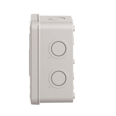 XALE2 - Harmony XALE, Empty control station, plastic, light grey, 2 cutouts, for XB7 - Schneider Electric - Harmony XALE, Empty control station, plastic, light grey, 2 cutouts, for XB7 - Schneider Electric - 4