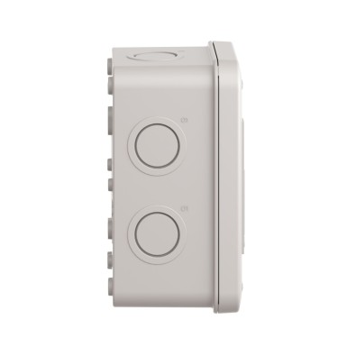 XALE2 - Harmony XALE, Empty control station, plastic, light grey, 2 cutouts, for XB7 - Schneider Electric - Harmony XALE, Empty control station, plastic, light grey, 2 cutouts, for XB7 - Schneider Electric - 6