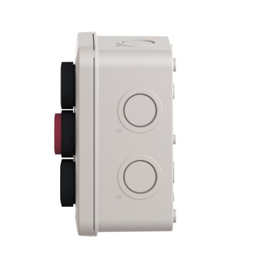 XALE3251 - Complete control station, Harmony XALE, plastic, light grey, 3 flush pushbuttons with marking, 22mm, spring return - Schneider Electric - Complete control station, Harmony XALE, plastic, light grey, 3 flush pushbuttons with marking, 22mm, spring return - Schneider Electric - 6