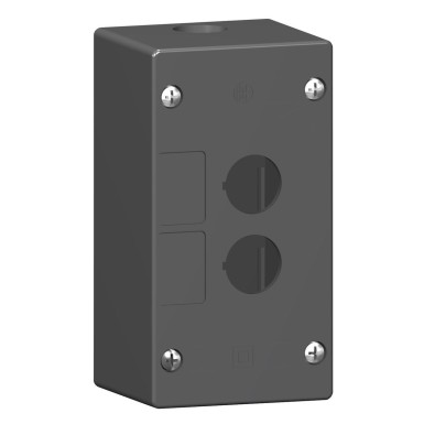 XALG02 - Harmony XALG, Empty control station, mineral reinforced polyamide, black, 2 cutouts, for severe envi - Schneider Electric - Harmony XALG, Empty control station, mineral reinforced polyamide, black, 2 cutouts, for severe envi - Schneider Electric - 0