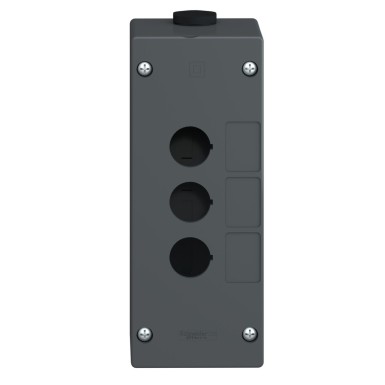 XALG03 - Harmony XALG, Empty control station, mineral reinforced polyamide, black, 3 cutouts, for severe envi - Schneider Electric - Harmony XALG, Empty control station, mineral reinforced polyamide, black, 3 cutouts, for severe envi - Schneider Electric - 1