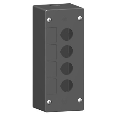 XALG04 - Harmony XALG, Empty control station, mineral reinforced polyamide, black, 4 cutouts, for severe envi - Schneider Electric - Harmony XALG, Empty control station, mineral reinforced polyamide, black, 4 cutouts, for severe envi - Schneider Electric - 0