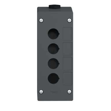 XALG04 - Harmony XALG, Empty control station, mineral reinforced polyamide, black, 4 cutouts, for severe envi - Schneider Electric - Harmony XALG, Empty control station, mineral reinforced polyamide, black, 4 cutouts, for severe envi - Schneider Electric - 4