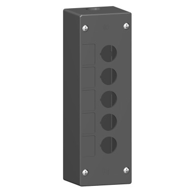 XALG05 - Harmony XALG, Empty control station, mineral reinforced polyamide, black, 5 cutouts, for severe envi - Schneider Electric - Harmony XALG, Empty control station, mineral reinforced polyamide, black, 5 cutouts, for severe envi - Schneider Electric - 0