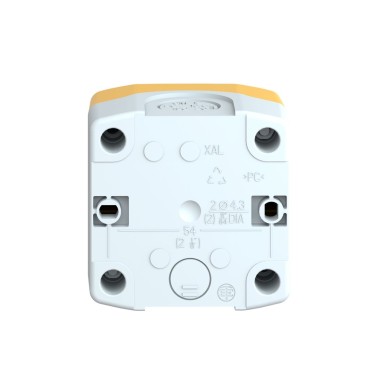 XALK01H7 - Harmony XALD, XALK, Empty control station, plastic, yellow, 1 cutout, unmarked, UL/CSA certified - Schneider Electric - Harmony XALD, XALK, Empty control station, plastic, yellow, 1 cutout, unmarked, UL/CSA certified - Schneider Electric - 5