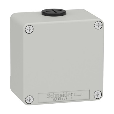 XAPD11 - Empty control station, Harmony XAP, XB2 SL, zinc alloy, grey, M20, undrilled, 80x80x51,5mm, UL cULus - Schneider Electric - Empty control station, Harmony XAP, XB2 SL, zinc alloy, grey, M20, undrilled, 80x80x51,5mm, UL cULus - Schneider Electric - 0