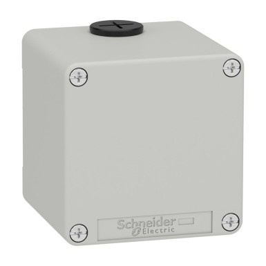 XAPD14 - Harmony XAP, XB2 SL, Empty control station, zinc alloy, grey, M20, undrilled, 80 x 80 x 77, UL cULus - Schneider Electric - Harmony XAP, XB2 SL, Empty control station, zinc alloy, grey, M20, undrilled, 80 x 80 x 77, UL cULus - Schneider Electric - 0