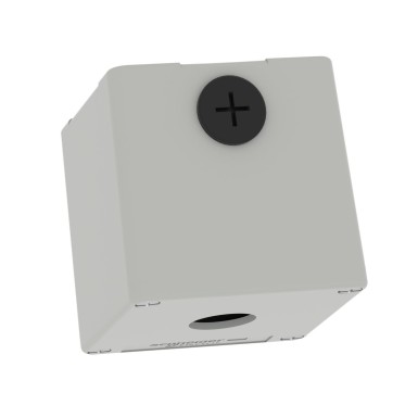 XAPD1501 - Harmony XAP, XB2 SL, Empty control station, zinc alloy, grey, M20, 1 cutout 22mm, 80 x 80 x 77, UL c - Schneider Electric - Harmony XAP, XB2 SL, Empty control station, zinc alloy, grey, M20, 1 cutout 22mm, 80 x 80 x 77, UL c - Schneider Electric - 4