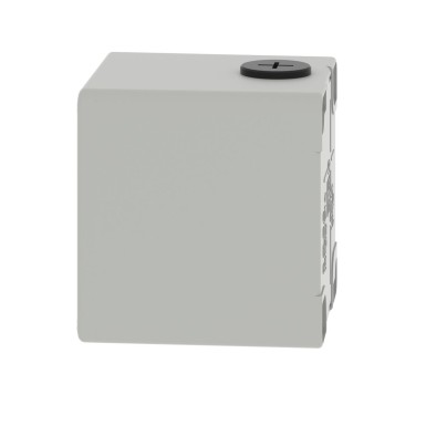 XAPD1601 - Empty control station, Harmony XAP, XB2 SL, zinc alloy, grey, M20, 1 cut out 30mm with notches, 80x80x77mm, UL cULus - Schneider Electric - Empty control station, Harmony XAP, XB2 SL, zinc alloy, grey, M20, 1 cut out 30mm with notches, 80x80x77mm, UL cULus - Schneider Electric - 3