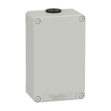 XAPD21 - Harmony XAP, XB2 SL, Empty control station, zinc alloy, grey, M20, undrilled, 80 x 130 x 51,5, UL cU - Schneider Electric - Harmony XAP, XB2 SL, Empty control station, zinc alloy, grey, M20, undrilled, 80 x 130 x 51,5, UL cU - Schneider Electric - 0