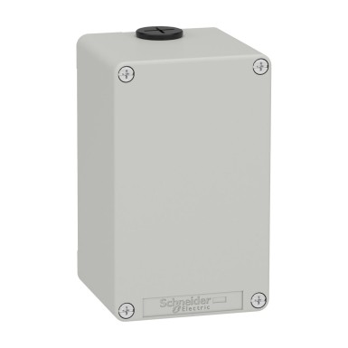 XAPD24 - Harmony XAP, XB2 SL, Empty control station, zinc alloy, grey, M20, undrilled, 80 x 130 x 77, UL cULu - Schneider Electric - Harmony XAP, XB2 SL, Empty control station, zinc alloy, grey, M20, undrilled, 80 x 130 x 77, UL cULu - Schneider Electric - 0