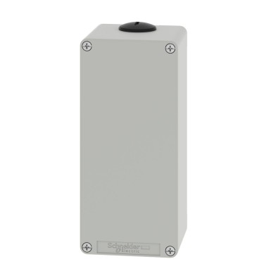 XAPD34 - Harmony XAP, XB2 SL, Empty control station, zinc alloy, grey, M25, undrilled, 80 x 175 x 77 - Schneider Electric - Harmony XAP, XB2 SL, Empty control station, zinc alloy, grey, M25, undrilled, 80 x 175 x 77 - Schneider Electric - 2