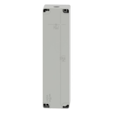 XAPD5505 - Harmony XAP, XB2 SL, Empty control station, aluminium, grey, M32, 5 cutouts 22mm, 85 x 310 x 77 - Schneider Electric - Harmony XAP, XB2 SL, Empty control station, aluminium, grey, M32, 5 cutouts 22mm, 85 x 310 x 77 - Schneider Electric - 3