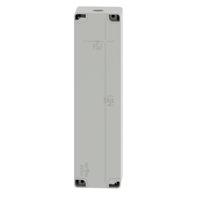 XAPD5508 - Harmony XAP, XB2 SL, Empty control station, aluminium, grey, M32, 8 cutouts 22mm, 85 x 310 x 77 - Schneider Electric - Harmony XAP, XB2 SL, Empty control station, aluminium, grey, M32, 8 cutouts 22mm, 85 x 310 x 77 - Schneider Electric - 3