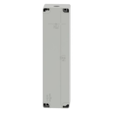 XAPD5510 - Harmony XAP, XB2 SL, Empty control station, aluminium, grey, M32, 10 cutouts 22mm, 85 x 310 x 77 - Schneider Electric - Harmony XAP, XB2 SL, Empty control station, aluminium, grey, M32, 10 cutouts 22mm, 85 x 310 x 77 - Schneider Electric - 1