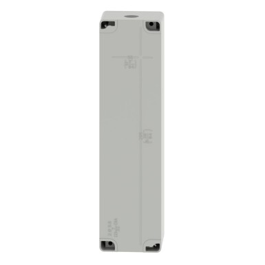 XAPD5606 - Empty control station, Harmony XAP, XB2 SL, aluminium, grey, M32, 6 cut outs 30mm with notches, 80x310x77mm - Schneider Electric - Empty control station, Harmony XAP, XB2 SL, aluminium, grey, M32, 6 cut outs 30mm with notches, 80x310x77mm - Schneider Electric - 4