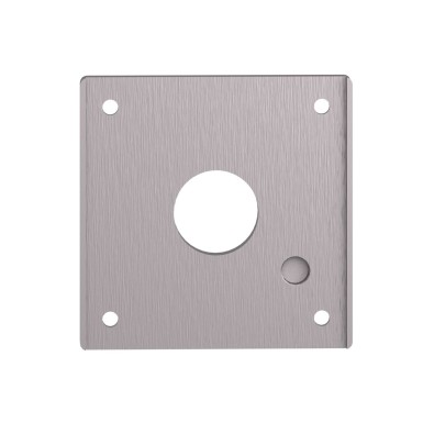 XAPE301 - Harmony XAP, XB2 SL, Drilled front plate, metal, 1 cutout, 72 x 72 mm, ?22 - Schneider Electric - Harmony XAP, XB2 SL, Drilled front plate, metal, 1 cutout, 72 x 72 mm, ?22 - Schneider Electric - 5