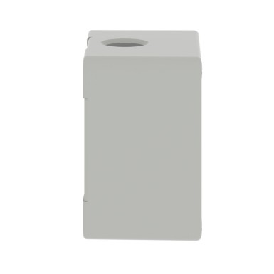 XAPG19201 - Harmony XAP, XB2 SL, Empty control station, zinc alloy, grey, 1 cutout 22mm, 80 x 80 x 51,5 mm - Schneider Electric - Harmony XAP, XB2 SL, Empty control station, zinc alloy, grey, 1 cutout 22mm, 80 x 80 x 51,5 mm - Schneider Electric - 2