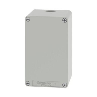 XAPG29400 - Harmony XAP, Empty control station, zinc alloy, grey, undrilled, ?22, 130 x 80 x 77 mm - Schneider Electric - Harmony XAP, Empty control station, zinc alloy, grey, undrilled, ?22, 130 x 80 x 77 mm - Schneider Electric - 4