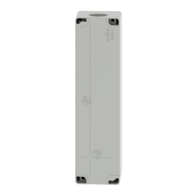 XAPG59505 - Harmony XAP, XB2 SL, Empty control station, zinc alloy, grey, 5 cutouts 22mm, 85 x 310 x 77 mm - Schneider Electric - Harmony XAP, XB2 SL, Empty control station, zinc alloy, grey, 5 cutouts 22mm, 85 x 310 x 77 mm - Schneider Electric - 3