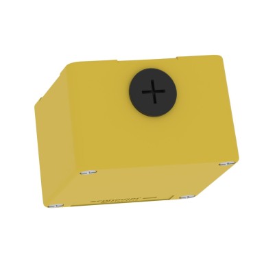 XAPK11 - Harmony XAP, XB2 SL, Empty control station, zinc alloy, yellow, M20 , undrilled, 80 x 80 x 51,5, UL - Schneider Electric - Harmony XAP, XB2 SL, Empty control station, zinc alloy, yellow, M20 , undrilled, 80 x 80 x 51,5, UL - Schneider Electric - 6