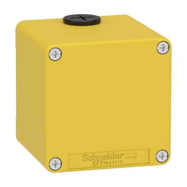 XAPK14 - Harmony XAP, XB2 SL, Empty control station, zinc alloy, yellow, M20, undrilled, 80 x 80 x 77, UL cUL - Schneider Electric - Harmony XAP, XB2 SL, Empty control station, zinc alloy, yellow, M20, undrilled, 80 x 80 x 77, UL cUL - Schneider Electric - 0