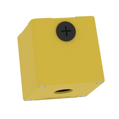 XAPK1501 - Empty control station, Harmony XAP, XB2 SL, zinc alloy, yellow, M20, 1 cut out 22mm, 80x80x77mm, UL cULus - Schneider Electric - Empty control station, Harmony XAP, XB2 SL, zinc alloy, yellow, M20, 1 cut out 22mm, 80x80x77mm, UL cULus - Schneider Electric - 4