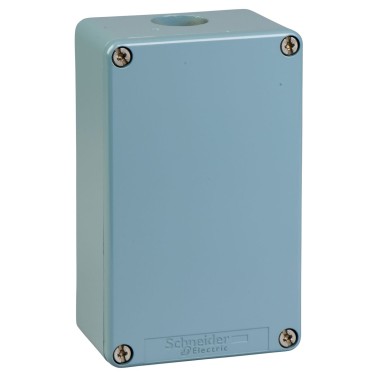 XAPM21S05 - Die-cast empty control station, Harmony XAP, zinc alloy, blue, undrilled, 80 x 130 x 51.5 mm - Schneider Electric - Die-cast empty control station, Harmony XAP, zinc alloy, blue, undrilled, 80 x 130 x 51.5 mm - Schneider Electric - 0