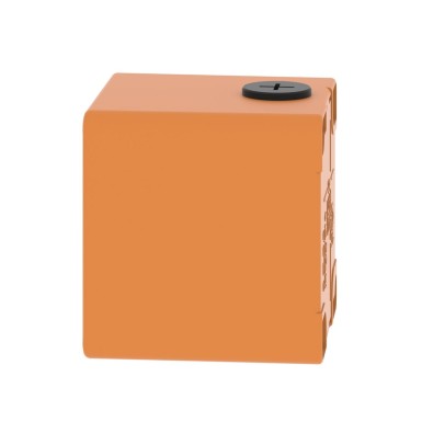 XAPO1501 - Empty control station, Harmony XAP, XB2 SL, zinc alloy, orange, M20, 1 cut out 22mm, 80x80x77mm, UL cULus - Schneider Electric - Empty control station, Harmony XAP, XB2 SL, zinc alloy, orange, M20, 1 cut out 22mm, 80x80x77mm, UL cULus - Schneider Electric - 6