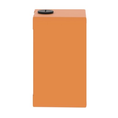 XAPO2602 - Empty control station, Harmony XAP, XB2 SL, zinc alloy, orange, M20, 2 cut outs 30mm with notches, 80x130x77, UL cULus - Schneider Electric - Empty control station, Harmony XAP, XB2 SL, zinc alloy, orange, M20, 2 cut outs 30mm with notches, 80x130x77, UL cULus - Schneider Electric - 6