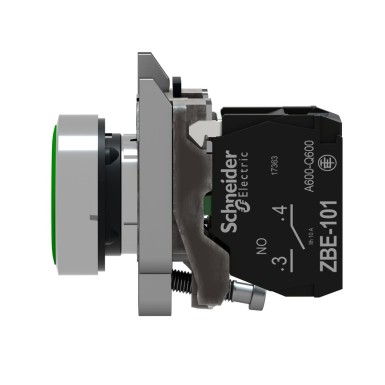 XB4BA3311 - Harmony XB4 - impulse push button - Ш22 - marked - green - 1F - clamp screw - Schneider Electric - Harmony XB4 - impulse push button - Ш22 - marked - green - 1F - clamp screw - Schneider Electric - 3