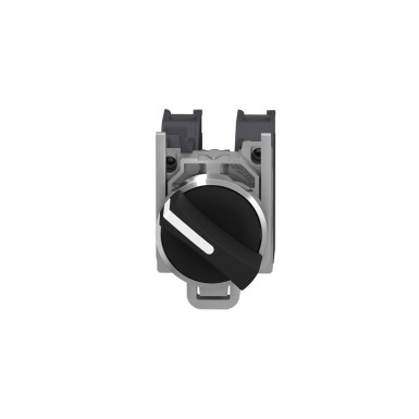 XB4BD25GEX - Selector switch, Harmony XB4 - ATEX D, metal, 22mm, 2 positions, black standard handle, stay put, screw clamp terminals, 1NO + 1NC - Schneider Electric - Selector switch, Harmony XB4 - ATEX D, metal, 22mm, 2 positions, black standard handle, stay put, screw clamp terminals, 1NO + 1NC - Schneider Electric - 1