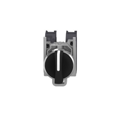 XB4BD33GEX - Selector switch, Harmony XB4 - ATEX D, metal, 22mm, 3 positions, black standard handle, stay put, screw clamp terminals, 2NO - Schneider Electric - Selector switch, Harmony XB4 - ATEX D, metal, 22mm, 3 positions, black standard handle, stay put, screw clamp terminals, 2NO - Schneider Electric - 1