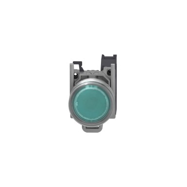 XB4BP31GEX - Complete push button, Harmony XB4 - ATEX D, green projecting with boot, metal, 22mm, silver alloy, spring return, 1NO - Schneider Electric - Complete push button, Harmony XB4 - ATEX D, green projecting with boot, metal, 22mm, silver alloy, spring return, 1NO - Schneider Electric - 3