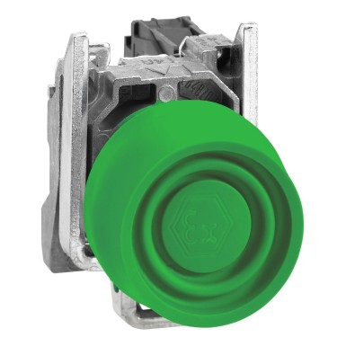 XB4BPS31EX - Complete push button, Harmony XB4, green pushbutton ?22 mm, spring return, 1 NO, ATEX - Schneider Electric - Complete push button, Harmony XB4, green pushbutton ?22 mm, spring return, 1 NO, ATEX - Schneider Electric - 0