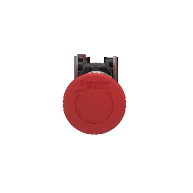 XB4BS8444 - Emergency stop switching off, Harmony XB4, metal, red mushroom, 40mm, 22mm, trigger latching turn to release, 2NC - Schneider Electric - Emergency stop switching off, Harmony XB4, metal, red mushroom, 40mm, 22mm, trigger latching turn to release, 2NC - Schneider Electric - 4