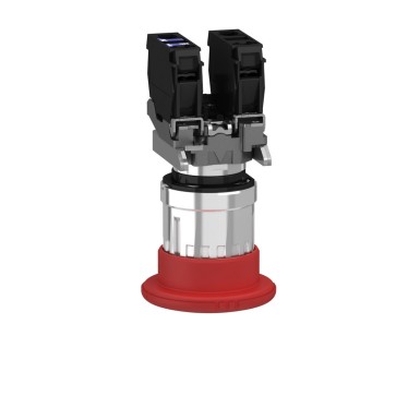 XB4BS8444 - Emergency stop switching off, Harmony XB4, metal, red mushroom, 40mm, 22mm, trigger latching turn to release, 2NC - Schneider Electric - Emergency stop switching off, Harmony XB4, metal, red mushroom, 40mm, 22mm, trigger latching turn to release, 2NC - Schneider Electric - 2