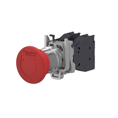 XB4BS8445GEX - Complete emergency stop push button, Harmony XB4, Explosive atmosphere, TURN TO RELEASE - Schneider Electric - Complete emergency stop push button, Harmony XB4, Explosive atmosphere, TURN TO RELEASE - Schneider Electric - 1