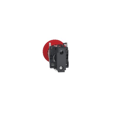 XB4BS8446 - Emergency stop switching off, Harmony XB4, metal, red mushroom 40mm, 22mm, trigger/latching turn to release, 1NC with monitoring - Schneider Electric - Emergency stop switching off, Harmony XB4, metal, red mushroom 40mm, 22mm, trigger/latching turn to release, 1NC with monitoring - Schneider Electric - 1