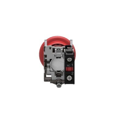 XB4BS9442 - Emergency stop switching off, Harmony XB4, metal, red mushroom 40mm, 22mm, trigger latching key release, 1NC - Schneider Electric - Emergency stop switching off, Harmony XB4, metal, red mushroom 40mm, 22mm, trigger latching key release, 1NC - Schneider Electric - 3