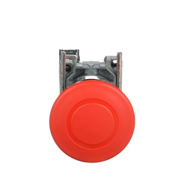 XB4BT842 - Emergency stop switching off, Harmony XB4, metal, red mushroom 40mm, 22mm, trigger latching push-pull, 1NC - Schneider Electric - Emergency stop switching off, Harmony XB4, metal, red mushroom 40mm, 22mm, trigger latching push-pull, 1NC - Schneider Electric - 3